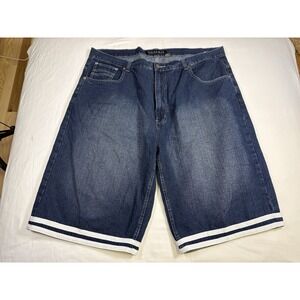 Koman Denim Shorts Size 44 Blue Jean Jorts Y2K Baggy Skate Hip Hop Streetwear